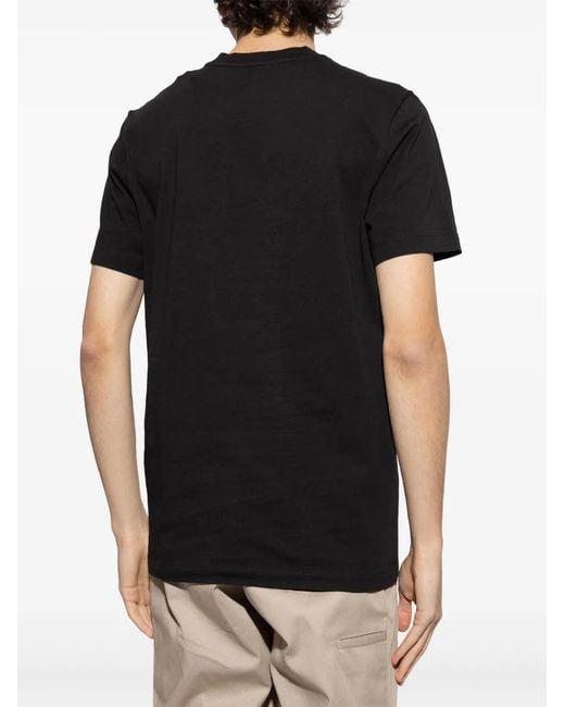 Moncler Black T-Shirts And Polos for men