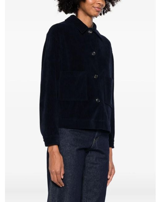 Circolo 1901 Black Corduroy Cropped Jacket