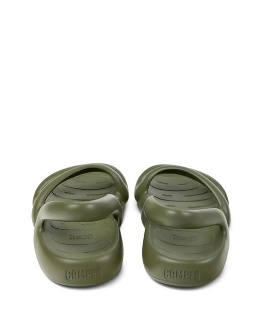 Camper Green Kobarah Strap Flat Sandals for men