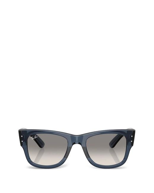 Ray-Ban Gray Square Frame Sunglasses