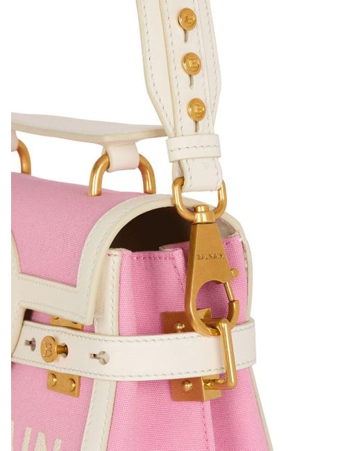 Balmain Pink B-buzz 23 Shoulder Bag