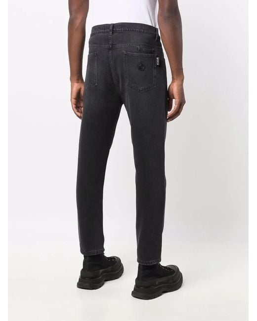 Philipp Plein Blue Iconic Carrot-Cut Jeans for men