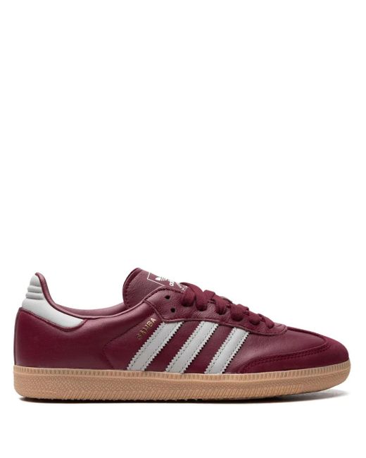 Adidas Purple Samba Og "Burgundy" Sneakers