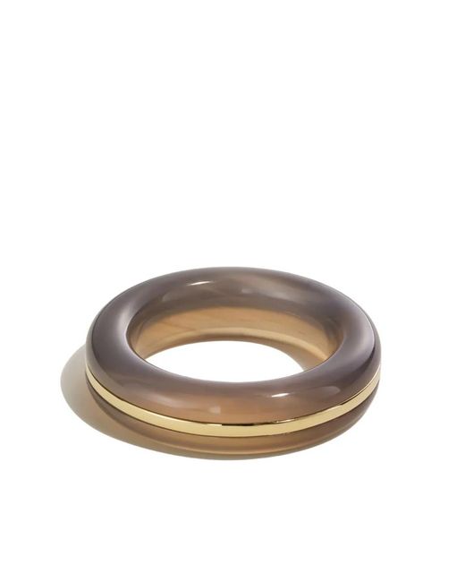 BY PARIAH White 14Ct Agate Ring