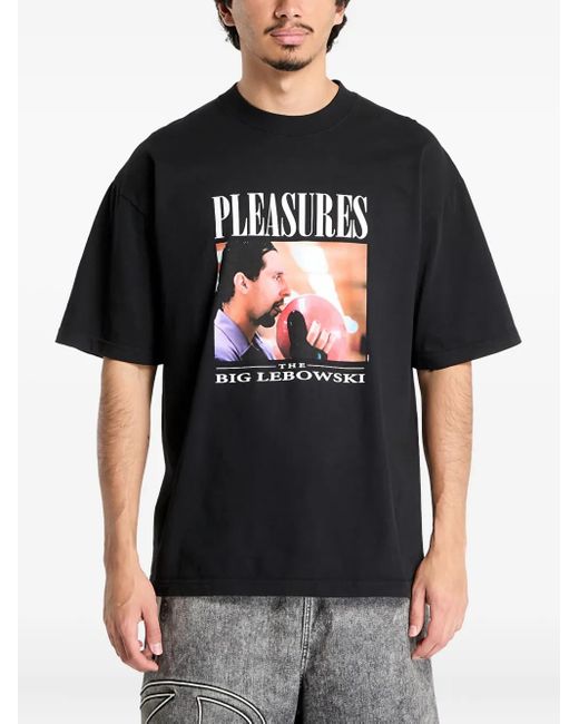 Camiseta Lick de x The Big Lebowski Pleasures de hombre de color Black