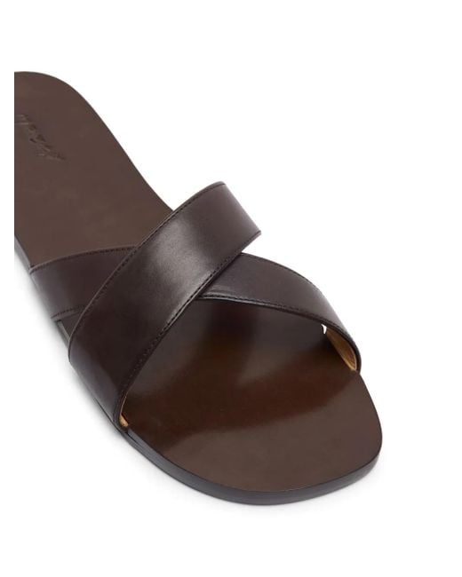 Marsèll Brown Sottile Leather Sandals for men