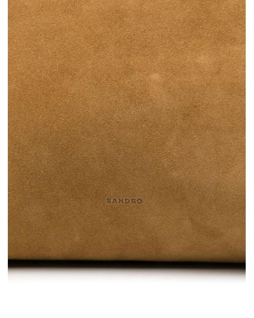 Borsa A Spalla di Sandro in Brown da Uomo