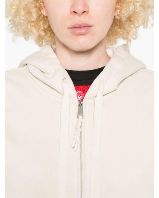 Weekend by Maxmara White Hooded Zip-Up Jacket