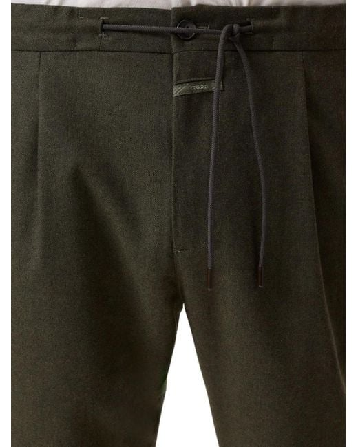 Closed Green Vigo Tapered Trousers for men
