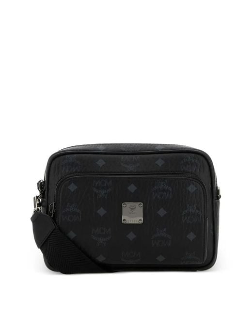 MCM Black Aren Cross Body Bag