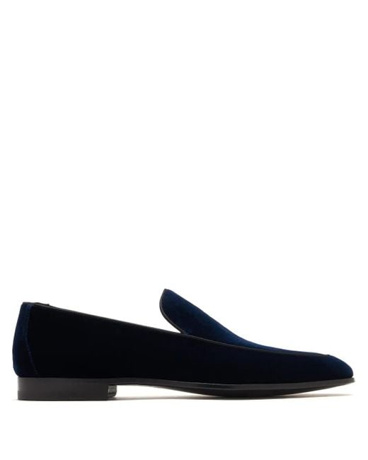 メンズ Magnanni Shoes スエード ローファー Blue