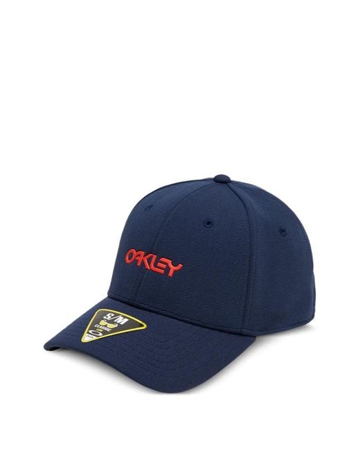 Oakley Blue Six-Panel Stretch-Fit Cap for men