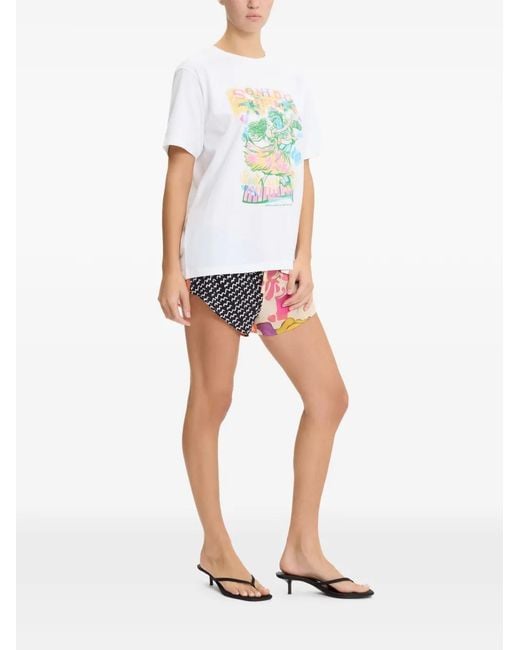 Donde Esteban White Printed T-Shirt