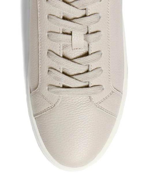 12 STOREEZ White Leather Sneakers