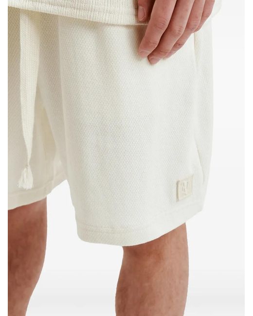 FIVE CM White Short En Coton À Lien De Resserrage for men