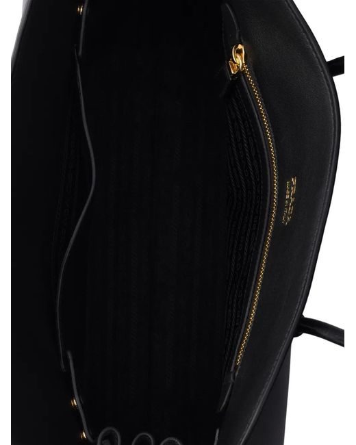 Prada Black Large Leather Tote Bag