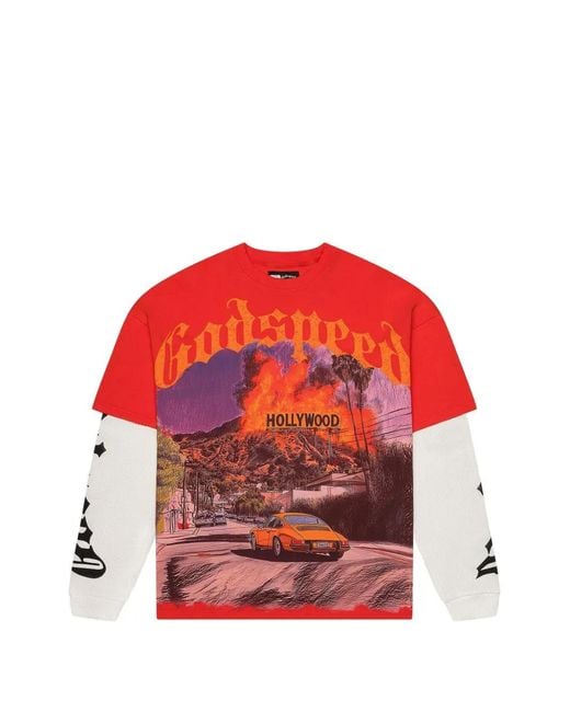 Godspeed Los Scandalous Layered T-Shirt for men