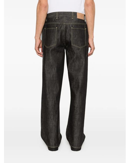 Vaqueros Selvedge Estilo Baggy Represent de hombre de color Gray