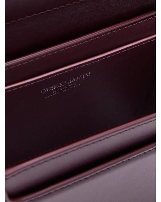 Giorgio Armani Purple Mini X 10 Corso Como Push-Lock Shoulder Bag