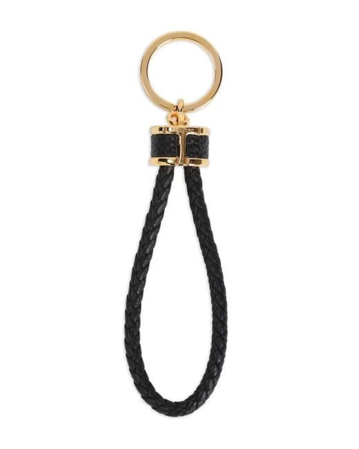 Llavero trenzado Tom Ford de hombre de color Black