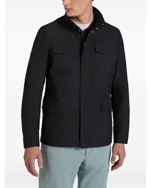 Slowear Black Field Jacket for men