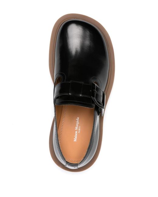 Maison Margiela Brown Ivy Leather Loafers