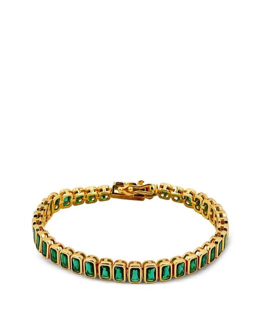 Lady D World Metallic Tennis Emerald-Radiance Bracelet