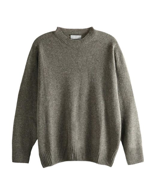 Margaret Howell Gray Crew-Neck Sweater for men