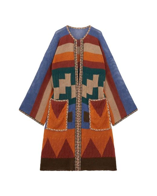 Fortela Orange Lara Maxi Cardigan