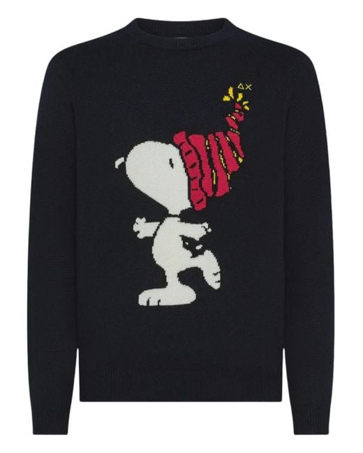 Sun 68 X Peanuts Pullover in Schwarz für Herren Lyst DE