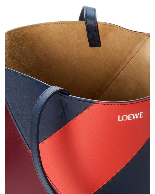 Loewe Red Medium Puzzle Shoulder Bag