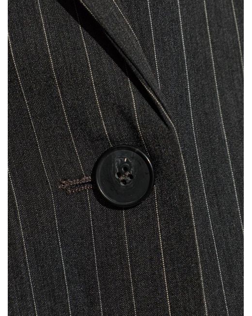 IRO Black Pinstripe-Pattern Blazer