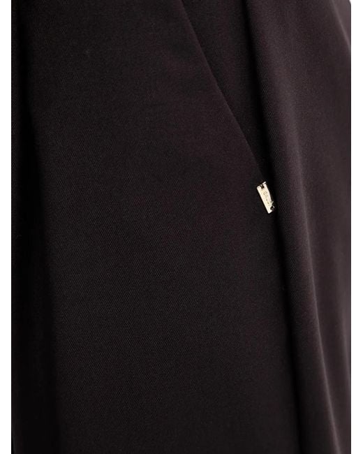 GAUDI Black Wide-Leg Trousers