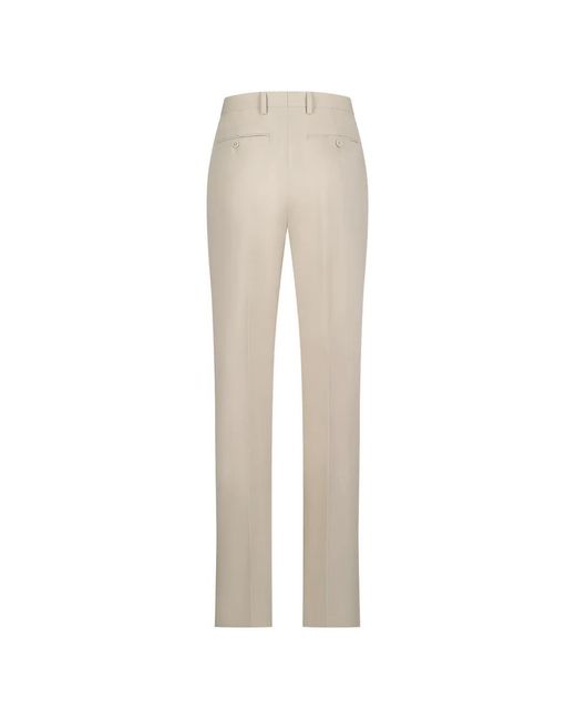Lardini White Regular Trousers for men