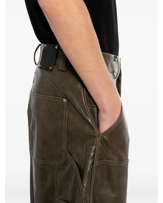 TEAM WANG design Gray Reset Wide-Leg Trousers