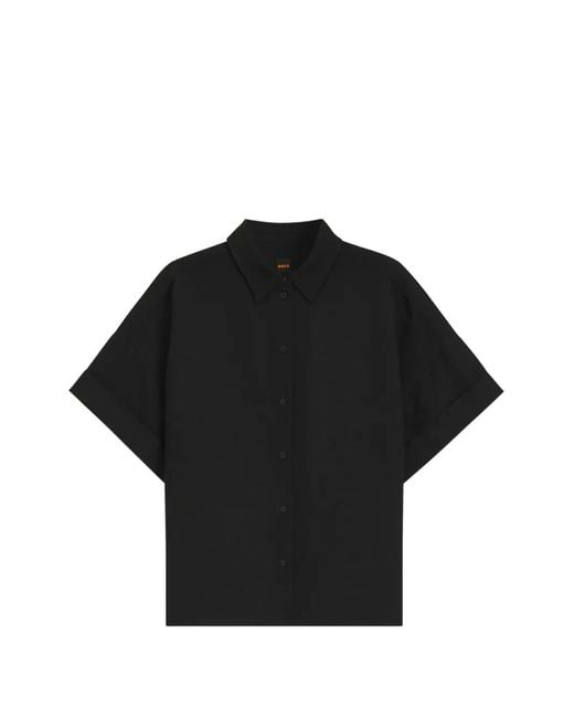 Boss Button-Down Overhemd in het Black