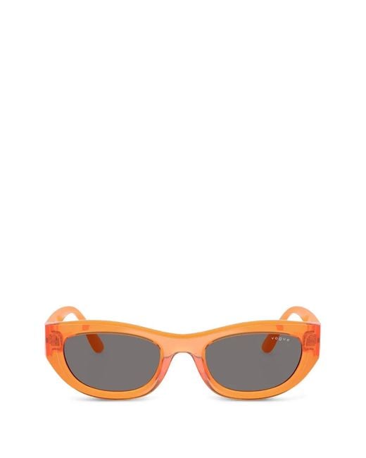 Vogue Eyewear Orange Cat-Eye Sunglasses