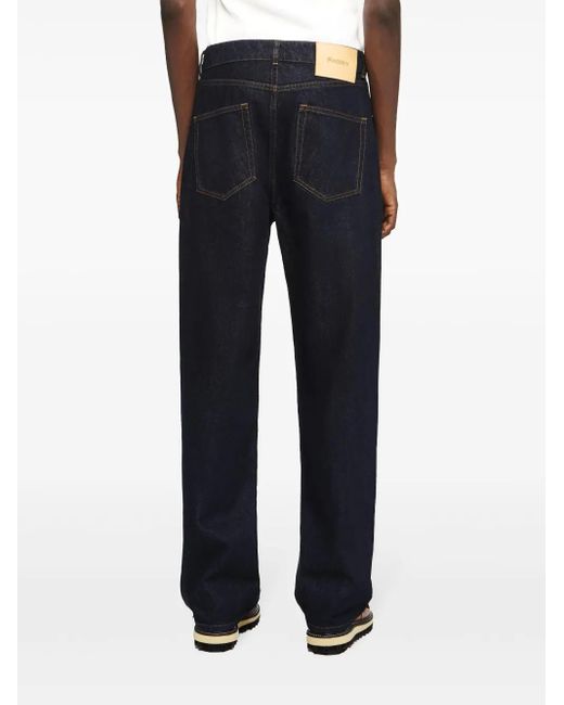 J.W. Anderson Blue Straight-Leg Jeans for men