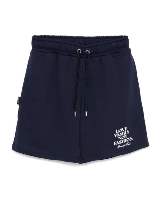 Short À Logo Imprimé FAMILY FIRST pour homme en coloris Blue