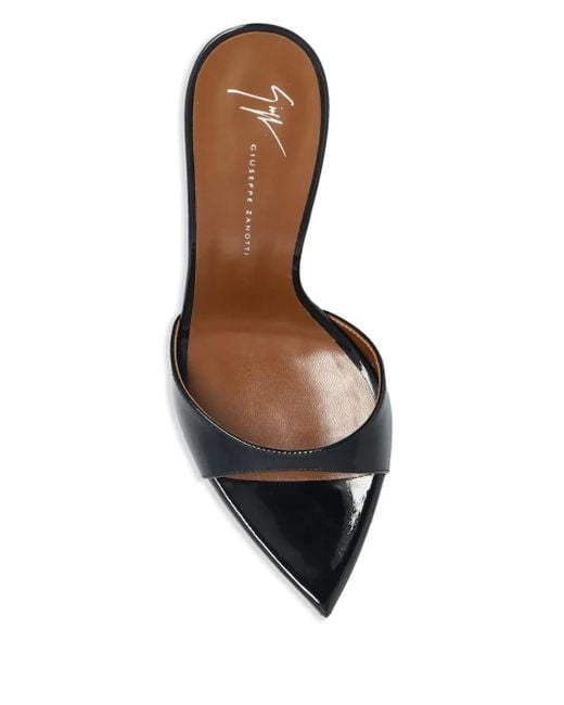 Giuseppe Zanotti Black Intriigo Mules 90mm