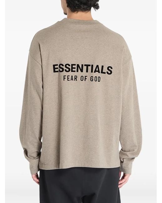 Fear Of God Natural Crew-Neck Long-Sleeve T-Shirt for men