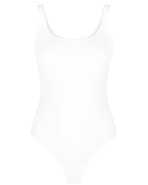 Wolford White Sleeveless Bodysuit