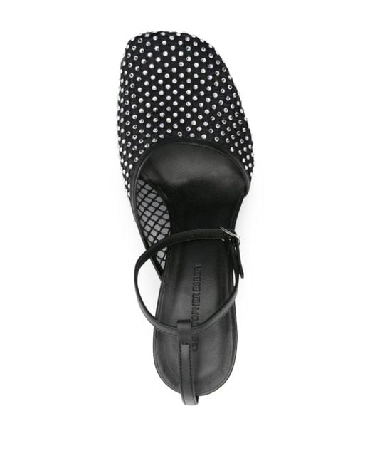Zapatos Minette Veil con tacón de 80mm Christopher Esber de color Black