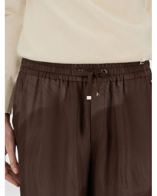 Herno Brown Resort Trousers