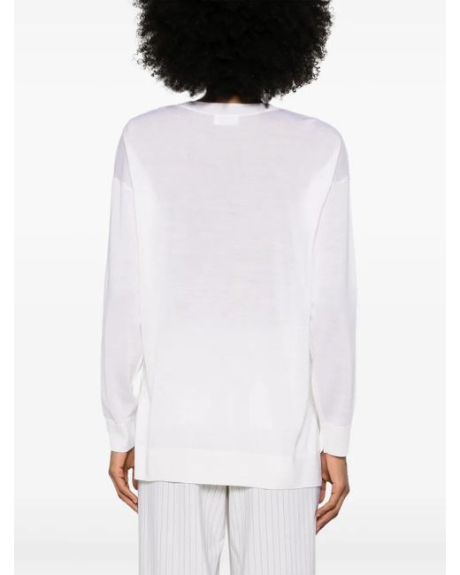 P.A.R.O.S.H. White Linfa Sweater
