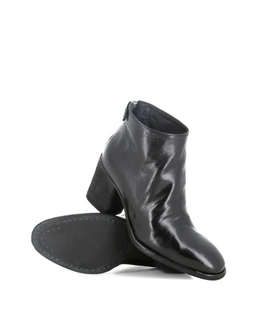 Officine Creative Black Zip-Fastening Block-Heel Boots