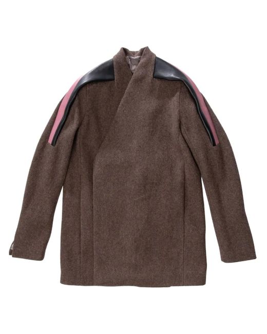 Rick Owens Brown Officer Jacket