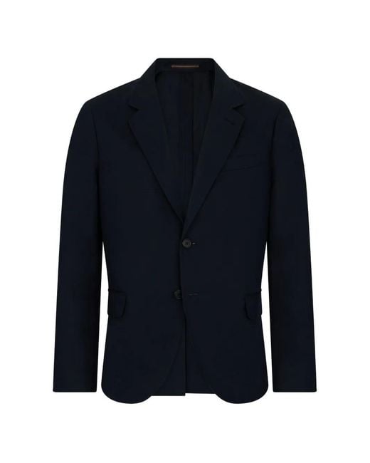Slowear Blue Single-Breasted Blazer for men