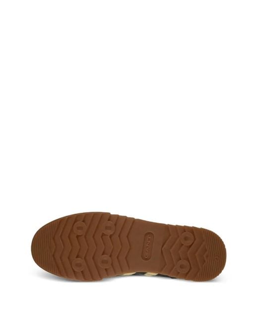Gant Blue Baylle Striped Lace-Up Sneakers for men