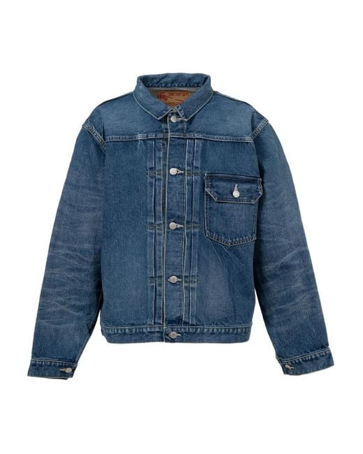 Maison Mihara Yasuhiro Blue Pocket Button Jacket for men